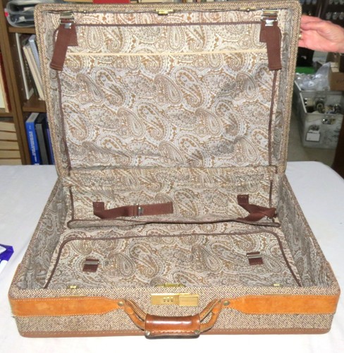 Hartmann tweed suitcase - hartmann,