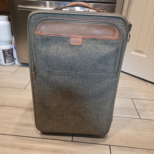 Vintage hartmann tweed leather - tweed,