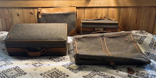 Vintage hartmann tweed leather - vintage,