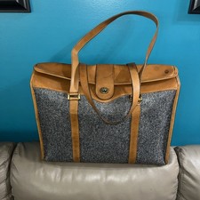 Vintage Hartmann Tweed Leather